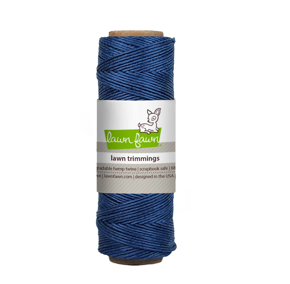 Bild 1 von Lawn trimmings  hemp twine - Hanfschnur denim blue