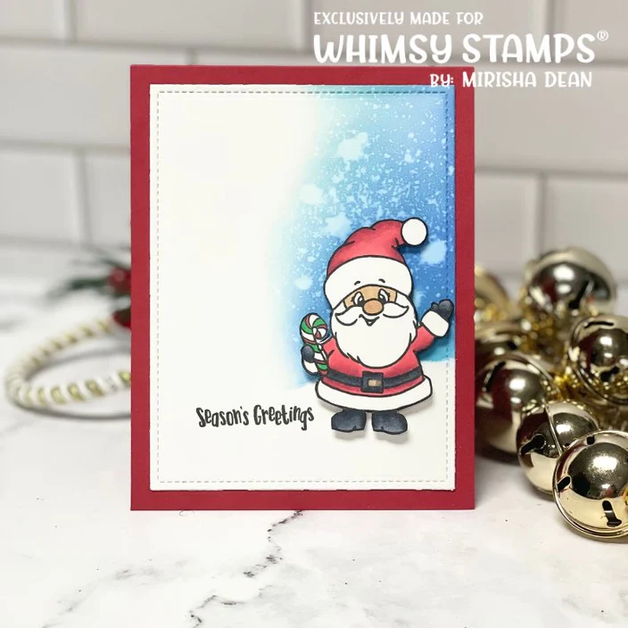 Bild 9 von Whimsy Stamps Clear Stamps - Santa and Friends
