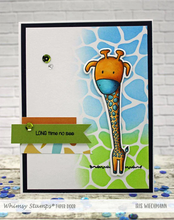 Bild 14 von Whimsy Stamps Stencil - Giraffe