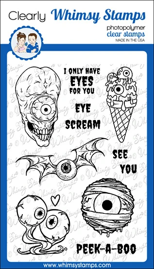 Whimsy Stamps Clear Stamps  - Eye Scream