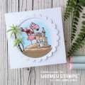 Bild 3 von Whimsy Stamps Clear Stamps - Beach Babes