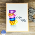 Bild 4 von Crackerbox & Suzy Stamps Cling - Gummistempel Coffee Cups Stacked