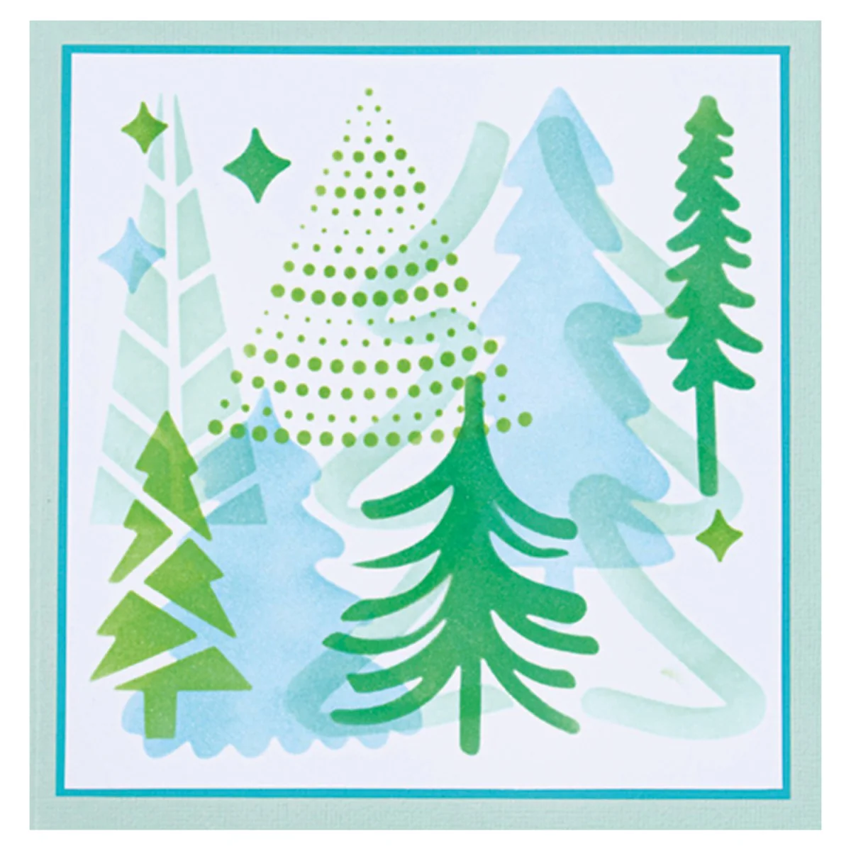 Bild 1 von Sizzix - Layered Stencils - Doodle Trees