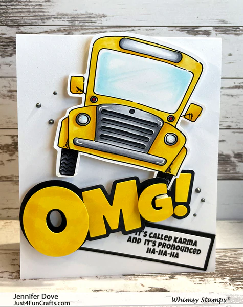 Bild 7 von Whimsy Stamps Clear Stamps - Karma Bus