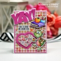 Bild 8 von Whimsy Stamps Clear Stamps - Back to School Dragons