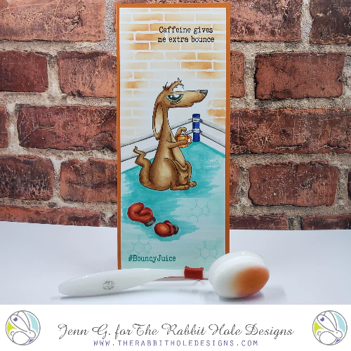 Bild 4 von The Rabbit Hole Designs Clear Stamps  - Caffeinated Kangaroo - Känguru