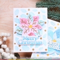 Bild 8 von Waffle Flower Holly Jolly Background Stencil - Schablone Ilex