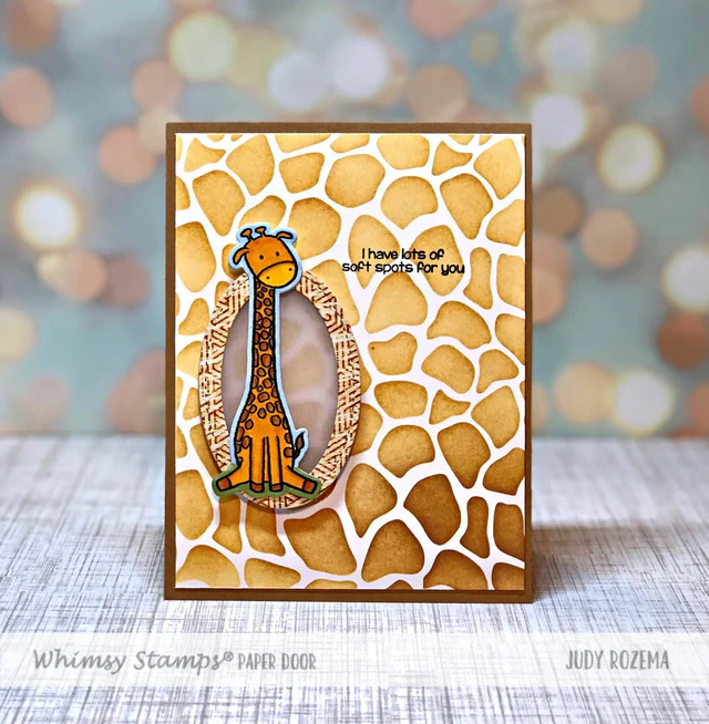 Bild 4 von Whimsy Stamps Stencil - Giraffe