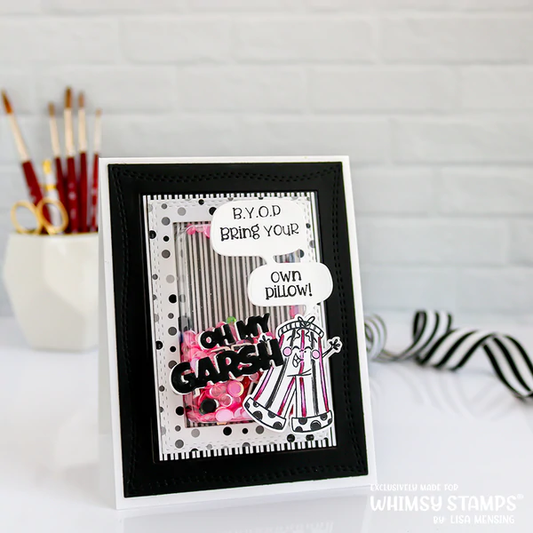 Bild 4 von Whimsy Stamps Die Stanze  -  OMG! Word and Shadow