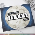 Bild 9 von Waffle FlowerSweet Full Moon Stencil Set - Mond-Schlablonen