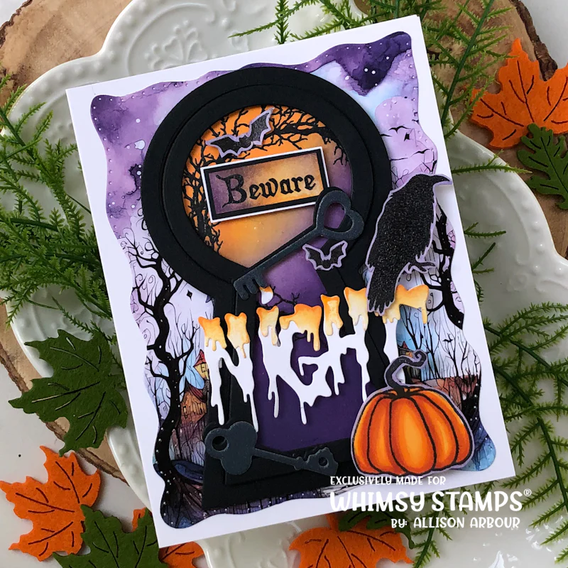 Bild 6 von Whimsy Stamps Die Stanze  - Scary Night Word