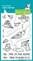 Bild 1 von Lawn Fawn Clear Stamps  - just plane awesome - Papierflieger