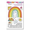 Bild 1 von Stampendous Rainbow Bright Perfectly Clear Stamps Set -  Regenbogen