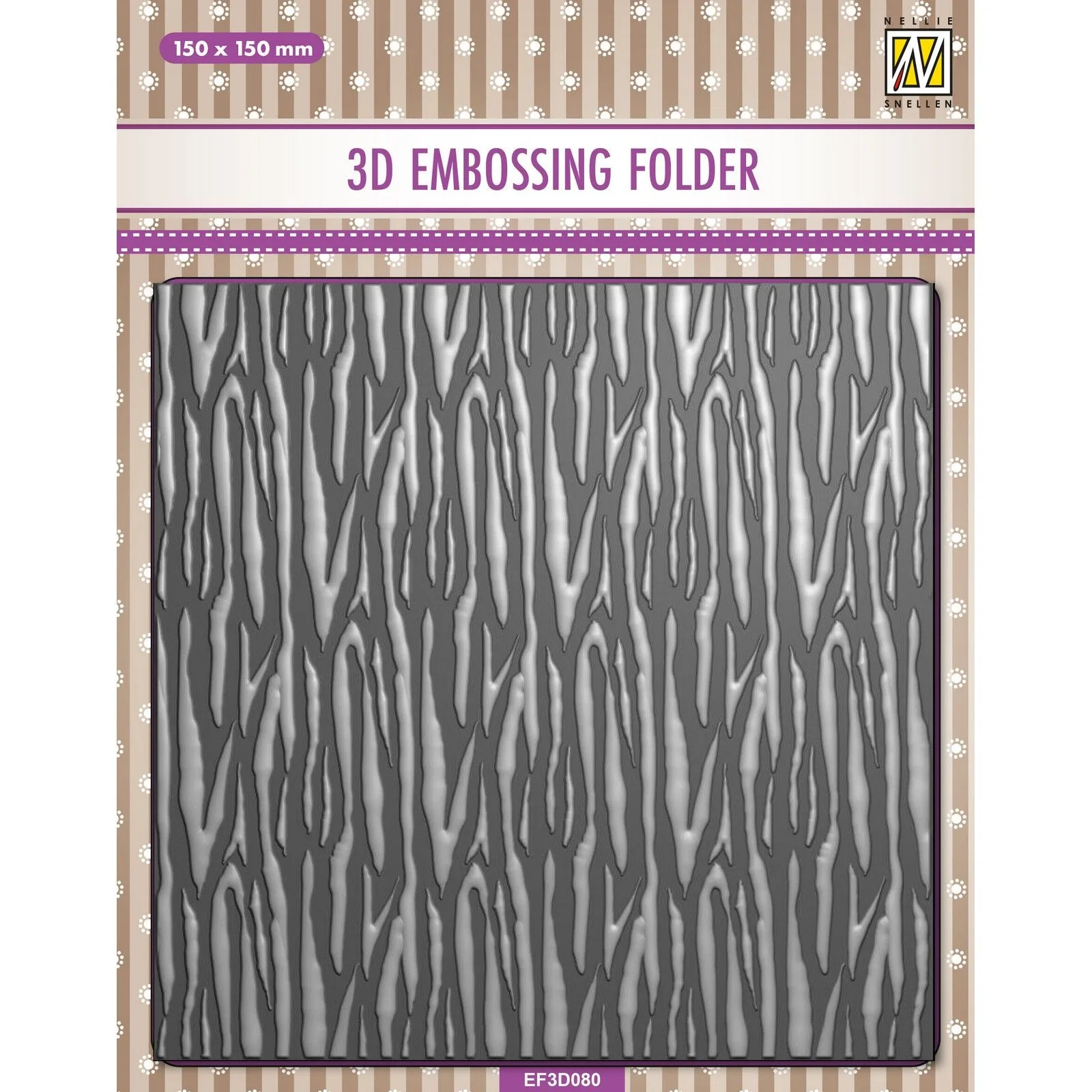 Bild 1 von Nellie‘s Choice 3D Embossing Folder - Zebra 