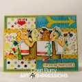 Bild 3 von Art Impressions Clear Stamps Girlfriends In the Tub Set