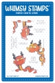 Bild 1 von Whimsy Stamps Clear Stamps - Grumpy Dragons