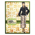 Bild 9 von Stampendous Cling Fashion Dame Rubber Stamp Set