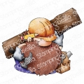 Bild 1 von Gummistempel Stamping Bella Cling Stamp GNOME CARPENTER