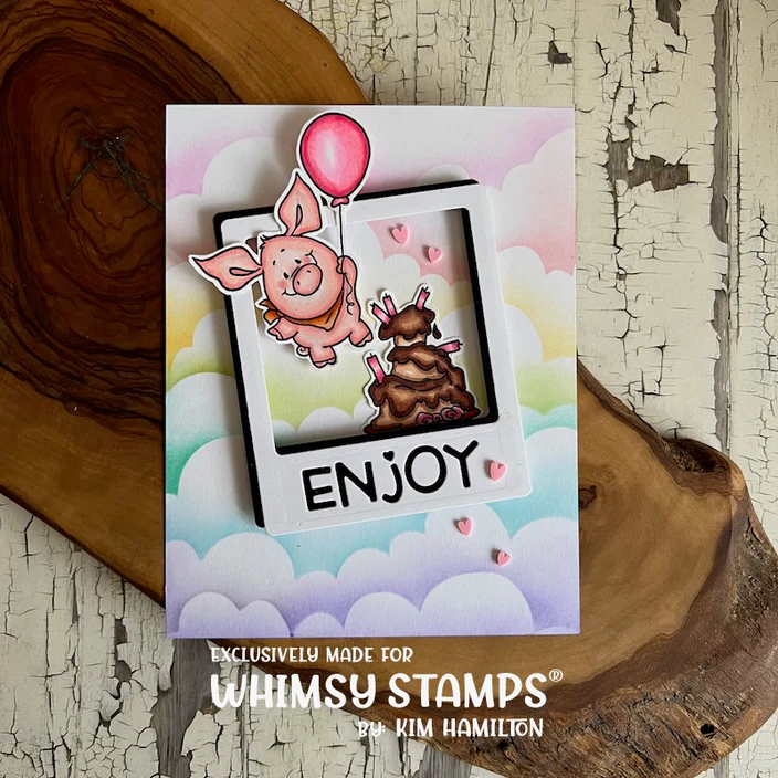 Bild 5 von Whimsy Stamps Clear Stamps - Piggies Crushed It