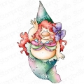 Bild 1 von Gummistempel Stamping Bella Cling Stamp GNOME MERMAID