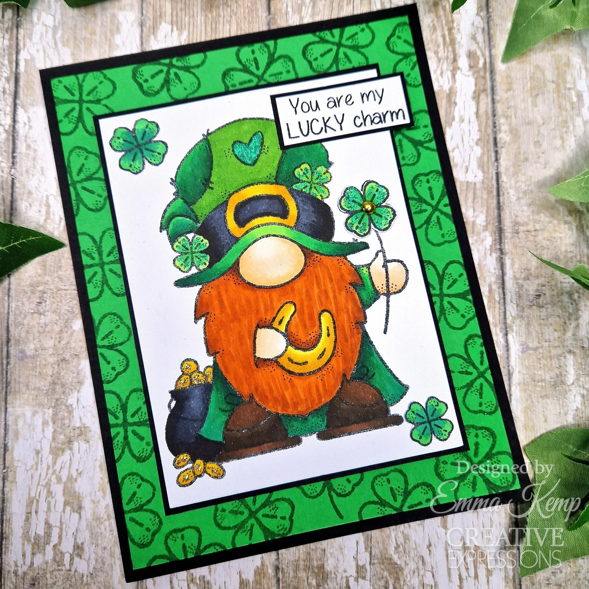 Bild 5 von Woodware Clear Stamp Singles Lucky Gnome