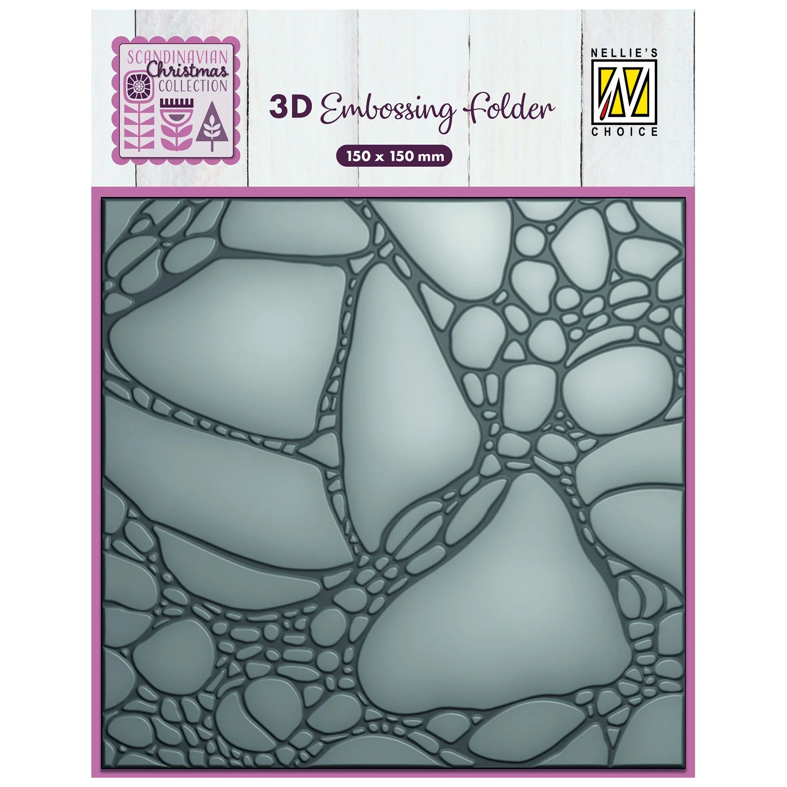 Nellie‘s Choice 3D Embossing Folder - Paint Bubble