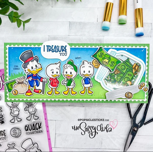 Bild 2 von The Sassy Club Clear Stamps - Ducks