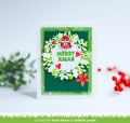 Bild 21 von Lawn Fawn Cuts  - Stanzschablone magic iris holly wreath add-on