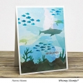 Bild 9 von Whimsy Stamps Stencil - Ocean