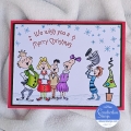 Bild 2 von Crackerbox & Suzy Stamps Cling - Gummistempel Whoville People Singing