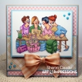 Bild 3 von Art Impressions Clear Stamps Girlfriends Crafty Girls