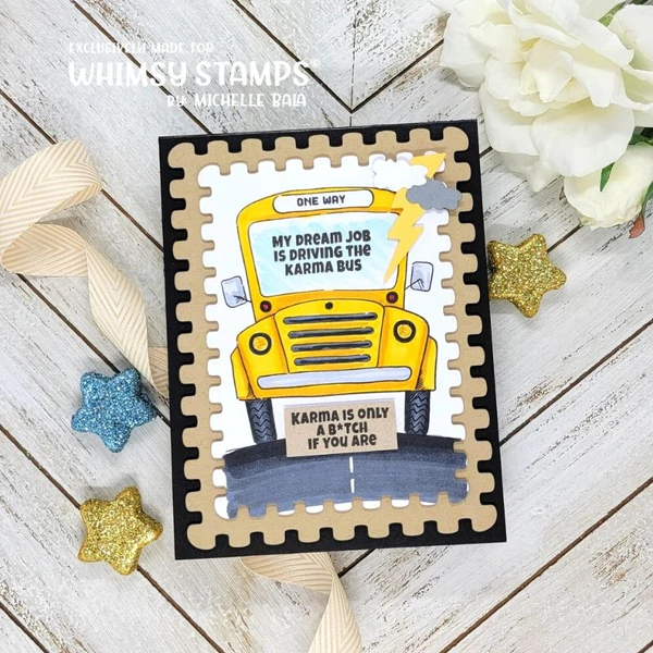 Bild 5 von Whimsy Stamps Clear Stamps - Karma Bus