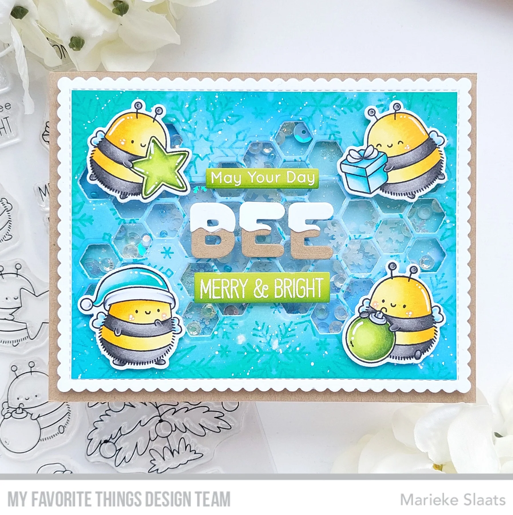 Bild 4 von My Favorite Things - Clear Stamps JB Merry Bees-mas