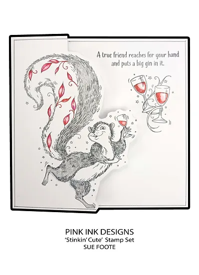 Bild 10 von Pink Ink Designs - Stempel Stinkin' Cute Skunk - Stinktier