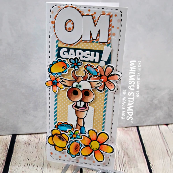 Bild 7 von Whimsy Stamps Die Stanze  -  OMG! Word and Shadow