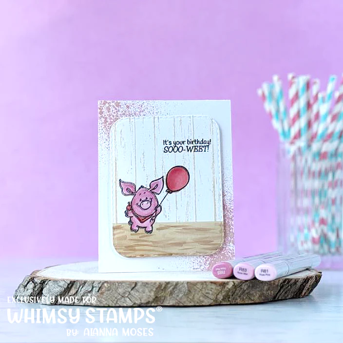 Bild 7 von Whimsy Stamps Clear Stamps - Piggies Crushed It