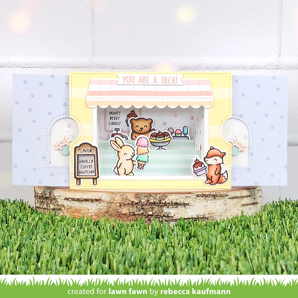 Bild 16 von Lawn Fawn Cuts  - Stanzschablone ta-da! diorama! shop add-on