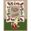 Bild 4 von Stampendous Perfectly Clear Stamps - Santa Frame - Weihnachtsmann