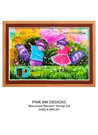 Bild 6 von Pink Ink Designs - Stempel Macaroon Racoon - Waschbär