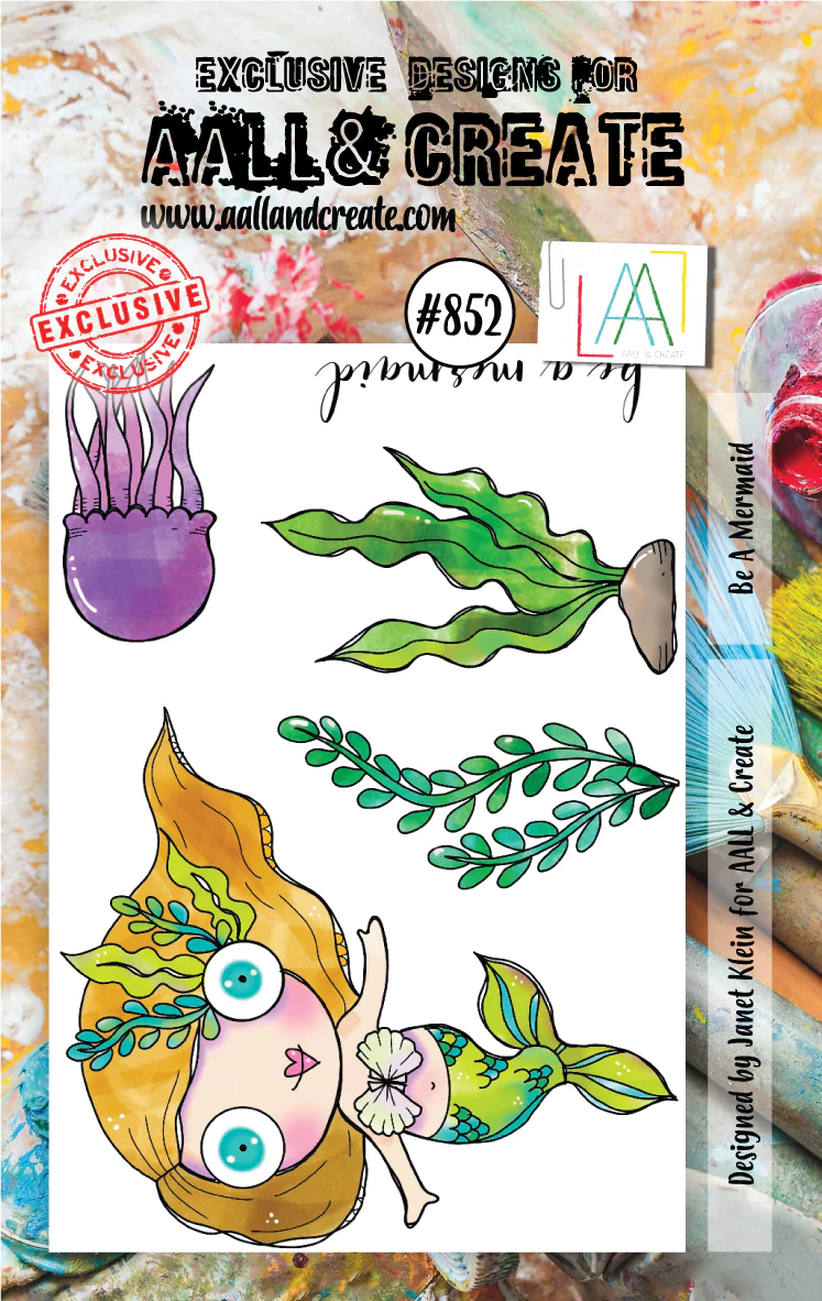 AALL & Create Clear Stamps - Be a mermaid