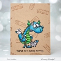 Bild 2 von Whimsy Stamps Clear Stamps  - Get Well Dragons - Gute Besserung Drachen