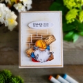 Bild 3 von Gummistempel Stamping Bella Cling Stamp GNOME CARPENTER