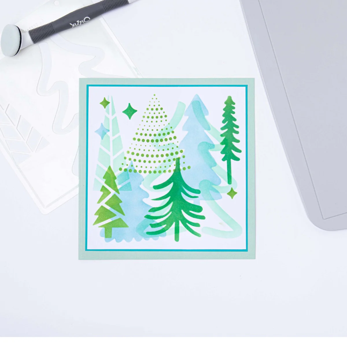 Bild 2 von Sizzix - Layered Stencils - Doodle Trees