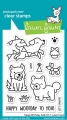 Bild 1 von Lawn Fawn Clear Stamps  - yappy birthday add-on