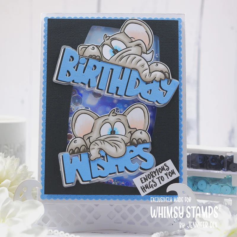 Bild 7 von Whimsy Stamps Clear Stamps  - Elephantastic - Elefanten