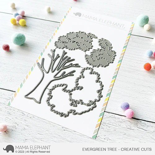 Bild 1 von Mama Elephant - EVERGREEN TREE- CREATIVE CUTS - Stanzen Baum