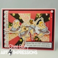 Bild 3 von Art Impressions Clear Stamps Girlfriends Dancer